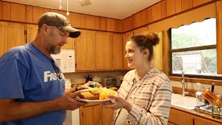 Matt Installs Appliances & Hangs Mirrors - Corie Makes Him Lunch