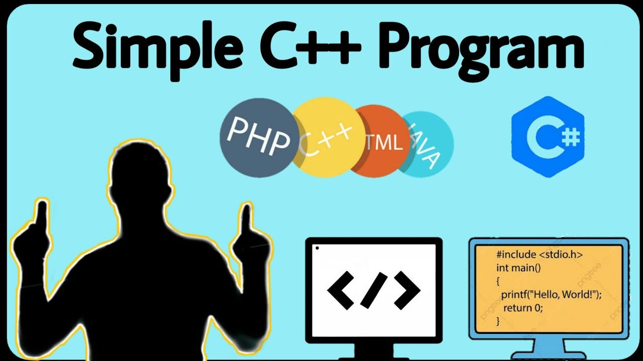 How to Write a Simple Programme using Turbo C++ - YouTube