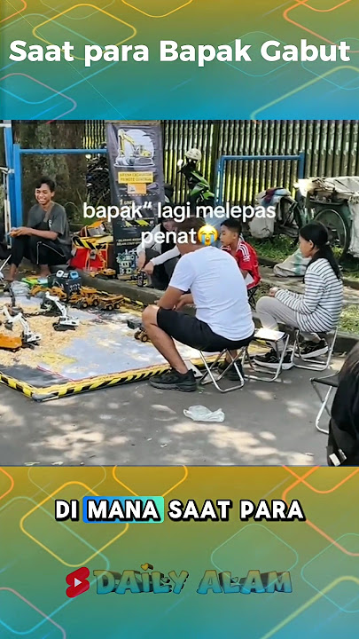 kegabutan Bapak-bapak #bapak #gabut #eksavator #short #fyp