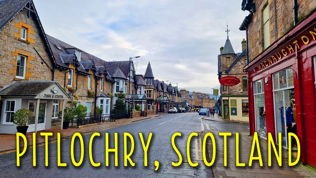 PITLOCHRY- Charming Scottish Town | Edinburgh day Trip| Scotland Walking Tour