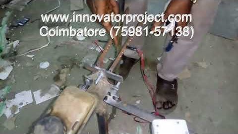 low cost automatic brake failure indicator / automatic brake failure warning project center kerala