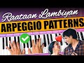 Raataan Lambiyan - Piano Arpeggio Pattern tutorial - How to play piano arpeggios - Hindi