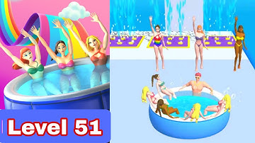 Hottub Run ​- All Levels Gameplay Level 51 android Hottub Run! Gameplay Walkthrough by Level Gaming