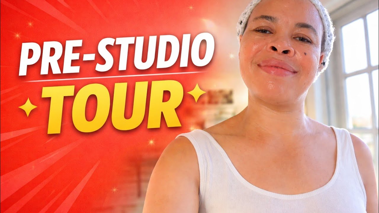 MY PRE STUDIO TOUR 🏠| BUILDING MY DREAMS & CREATIVE SPACE 💕.