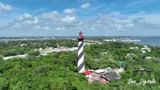 St  Augustine Lighthouse 4K Drone Video