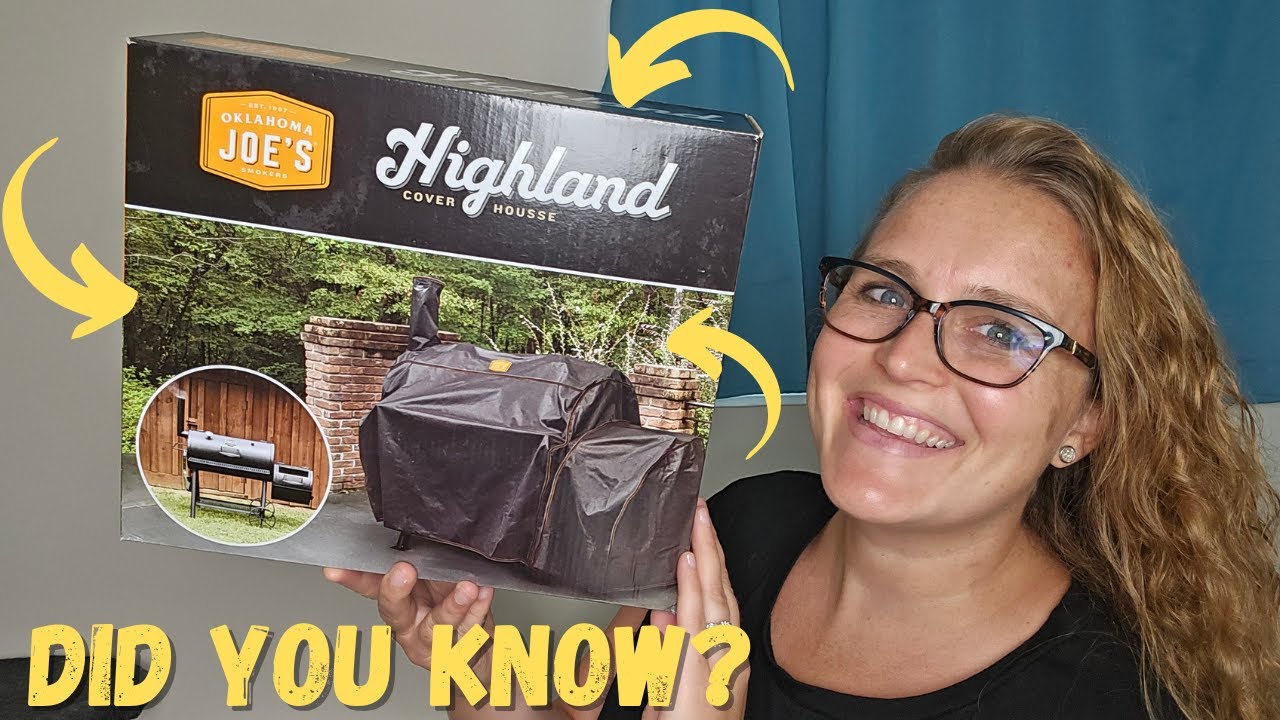 Kamado Afdekhoes Oklahoma Joe's Highland Offset Smokerhoes - Zwarte Beschermhoes Voor Je BBQ Smoker Zwarte Hoes Voor Highland Smoker