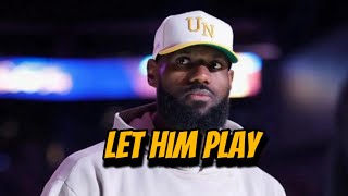 LeBron James FURIOUS After Bronny Dropped From 2024 Mock Draft : “Let the Kid Be a Kid”