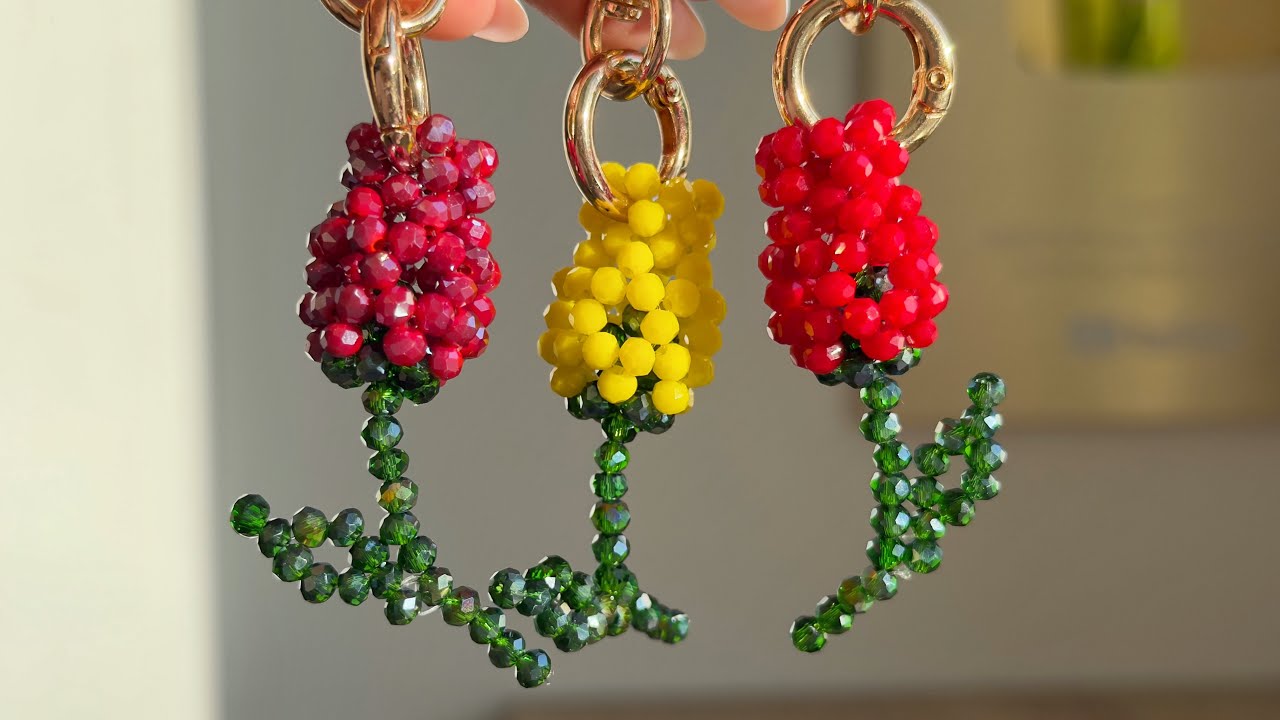 Easy Beading Tutorial: Beautiful Tulip Flower for Beginners