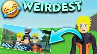 Playing The WEIRDEST ROBLOX Anime Games!