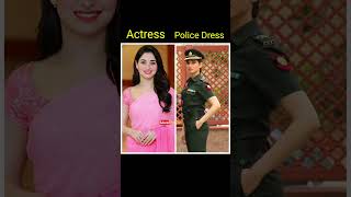 Actress Normal And Police Dress