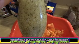 Homemade Parmesan Vinaigrette!