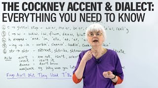 Learn about the COCKNEY ENGLISH accent & dialect