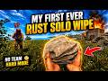 My First Ever Rust Solo Wipe..(I'm Scared)