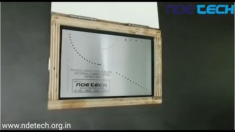 Paut Type B Calibration Block | Nde Tech