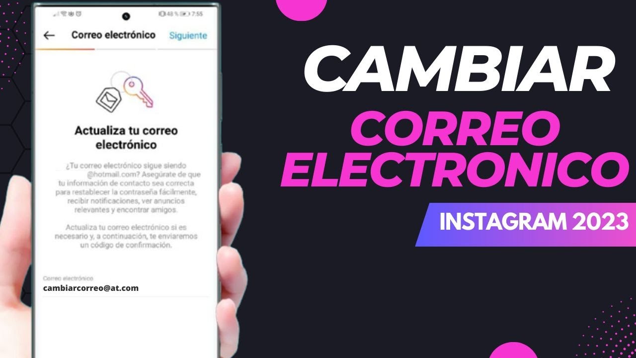 Como Cambiar mi Correo Electrónico de INSTAGRAM (2024) - YouTube