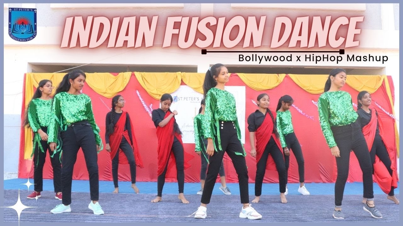Indian Fusion Dance Hiphop Mashup Dance by Grade9 students II St