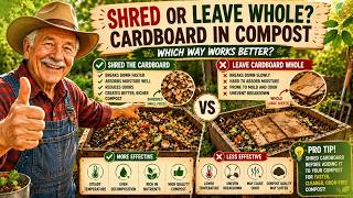 Shred It or Leave It Whole Cardboard Composting Breakdown Test Reveals the Truth!