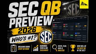SEC Quarterbacks 2026 Ranking Breaking Down Every QB Room