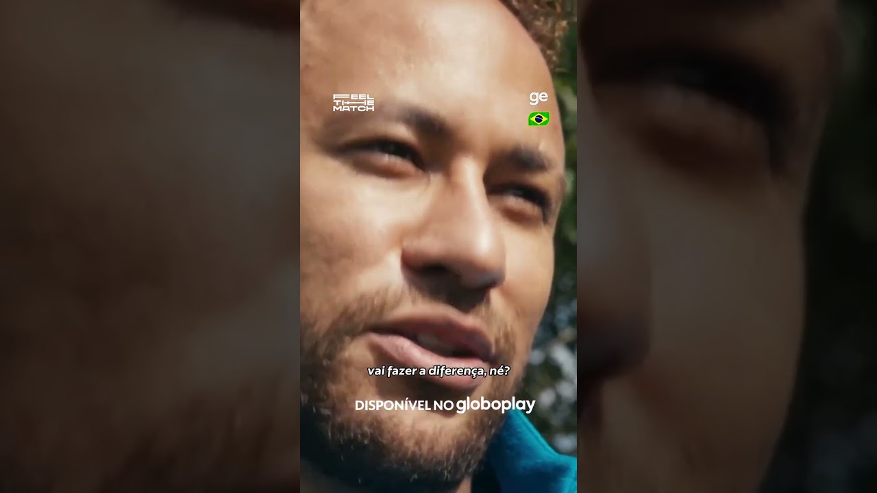COPA DO MUNDO É DIFERENTE, NÉ, NEYMAR? "VAI, BRASIL" NO GLOBOPLAY | #shorts | ge.globo