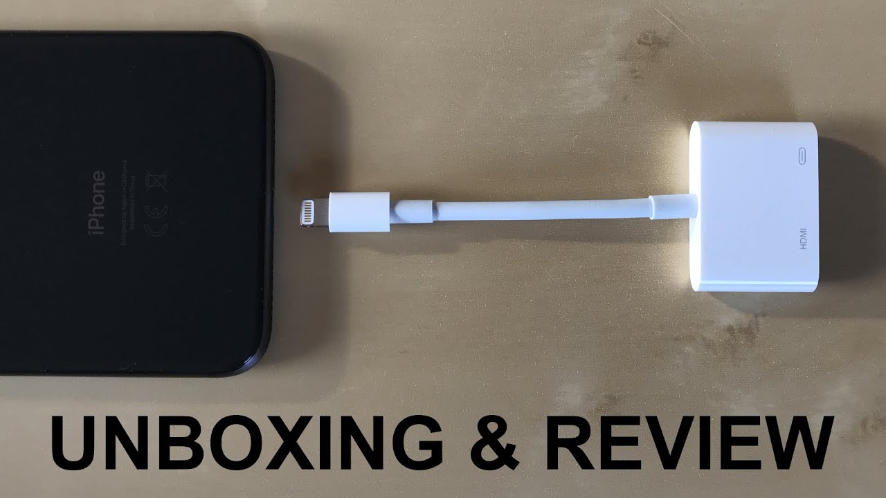 Lightning to HDMI Adapter Unboxing & Review! - YouTube