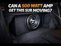 Can we Get this thing Moving with the 500w channel from the Slapz Mini 5?