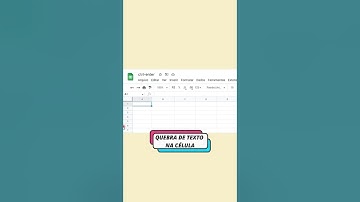 Como pular linha no libreoffice calc
