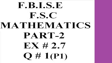 12th Class Maths | Chapter 2 | Exercise 2.7 | Question 1(i) | Differentiation