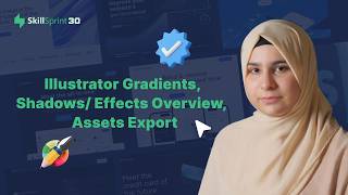 What is Gradient Tool & How to Use Effects in Illustrator Complete Guide SkillSprint30 – Day 15