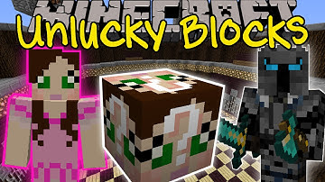 Minecraft: GAMINGWITHJEN UNLUCKY BLOCK CHALLENGE GAMES - Lucky Block Mod - Modded Mini-Game