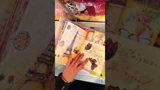 Paris theme junk journal