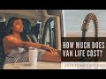 How much does living in a van cost? | Monthly VAN LIFE EXPENSES for a SOLO FEMALE