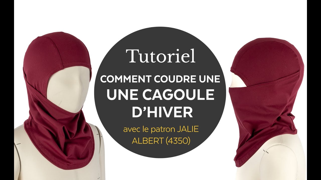 Comment coudre une cagoule d'hiver (Jalie patron 4350 Albert) - YouTube