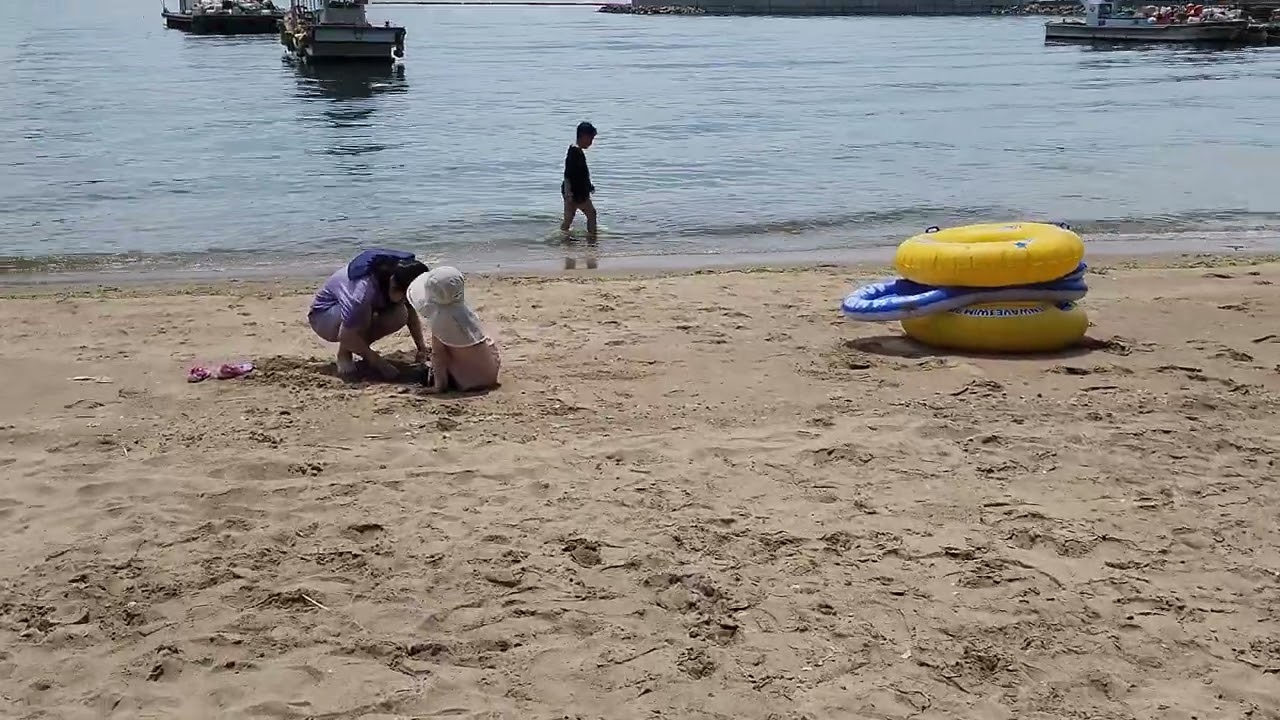 통영수륙해수욕장