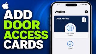 How To Add Door Access Cards To iPhone (Open Doors With NFC) screenshot 1