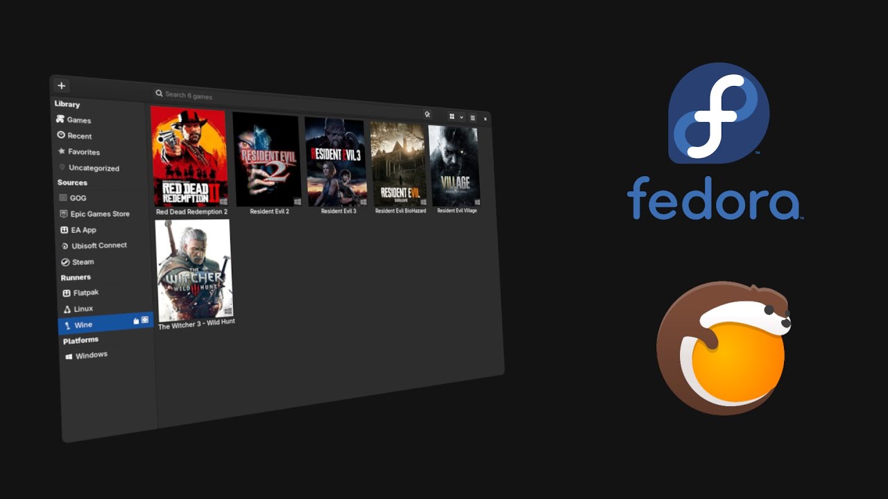Configure Fedora for Gaming + Lutris