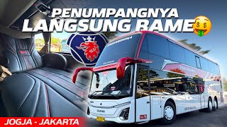 THE NEWCOMER IS ALREADY A FAVORITE⁉️ Trip Jogja - Jakarta with Mahardhika Double Decker Scania K450