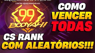 COMO PEGAR MESTRE NO CS RANQUEADO COM ALEATÓRIOS MAIS FÁCIL NO FREE FIRE!! NOVA TEMPORADA 25