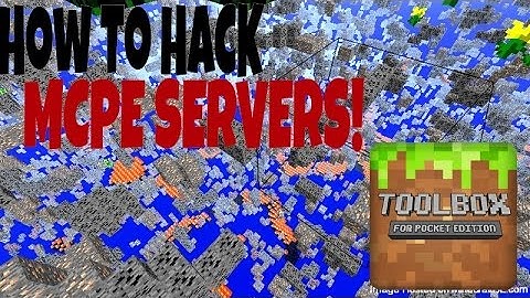 How to Hack MCPE SERVERS!! ||Android only|| Toolbox