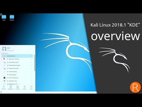 Kali Linux 2018.1 "KDE" overview | Penetration Testing Redefined