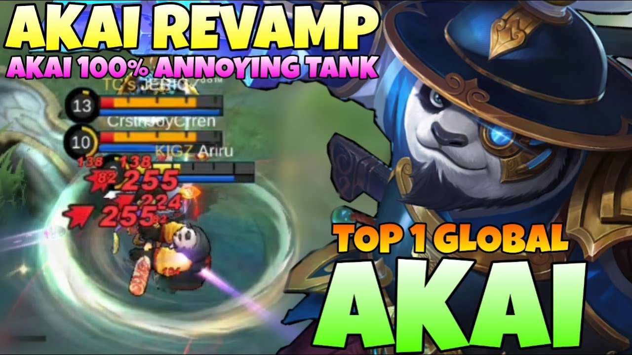 NEW REVAMP AKAI BACK TO META! | AKAI BEST BUILD IN 2022 | TOP 1 GLOBAL AKAI | MOBILE LEGENDS