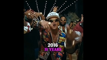Bruno Mars evolution from 1992 to 2025 | #evolution #brunomars #diewithsmile #boost #ladygaga