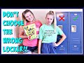 DON'T CHOOSE THE WRONG LOCKER || BACK TO SCHOOL CHALLENGE || Taylor and Vanessa