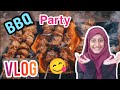 Delicious bbq party vlog by biena brownie