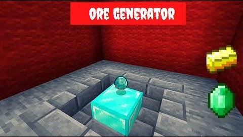 How To Make Bedwars Ore Generator (No command)|Minecraft Tutorial