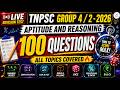 TNPSC Group 4 2026 | 2024 PYQ Test | Aptitude & Mental Ability | 100 questions🔥