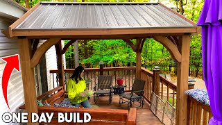 One Day Gazebo Build with NO Experience Needed!
