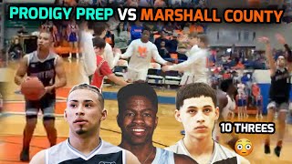 Julian Newman \& Prodigy Prep UPSET Zion Harmon \& Marshall County! Emmanuel Maldonado Hit 10 THREES😳