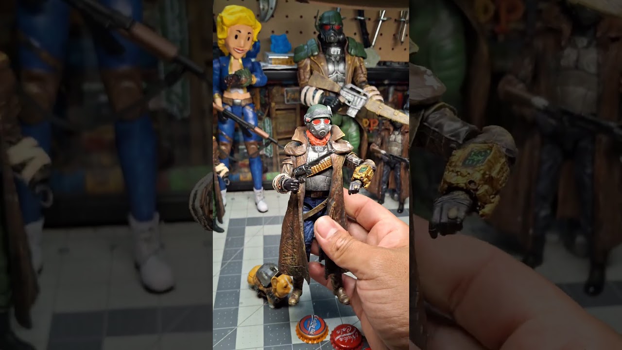 Fallout New Vegas Customized NCR ranger figure 