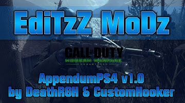 [PS4] MWR AppendumPS4 v1.0 Mod Menu (Free Download)