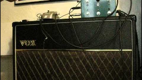 Vox AC30CC2 and custom pedal
